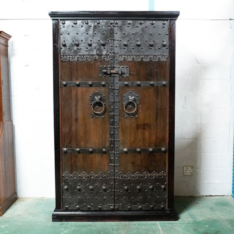 Large Antique Chinese Elmwood Cupboard