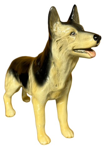 Vintage Porcelain Dog Statue