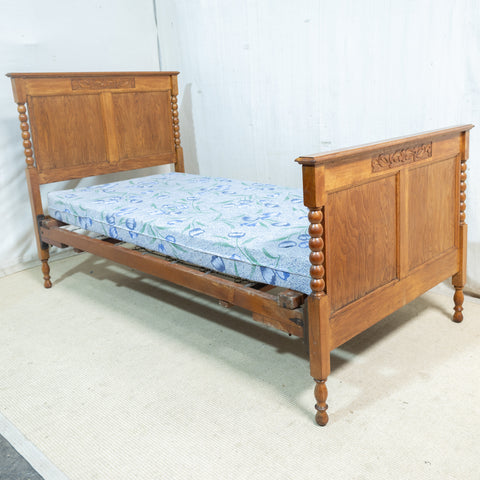 Solid Oak Single Bed Set