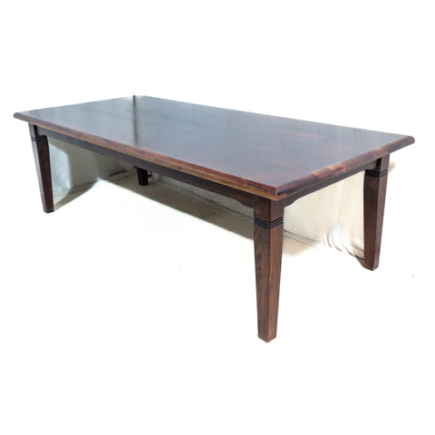 Modern Solid Mahogany 10-Seater Dining Table