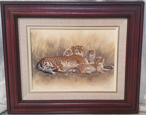 Original Lesley Alistoun Cheetah Artwork