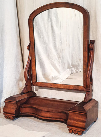 Victorian Mahogany Cheval Mirror