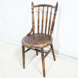 6x Antique Birch Swedish Cottage Chairs