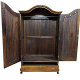 19th Century Cape Stinkwood Gable Top Wardrobe