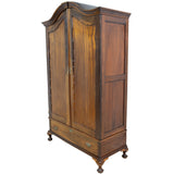19th Century Cape Stinkwood Gable Top Wardrobe