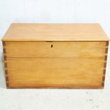 19th Century Solid Yellowwood Kist