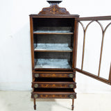 Edwardian Mahogany & Inlaid Display Cabinet