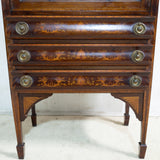 Edwardian Mahogany & Inlaid Display Cabinet