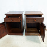 2x Solid Sleeperwood Pedestals