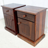 2x Solid Sleeperwood Pedestals