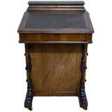 Victorian Walnut Davenport