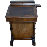 Victorian Walnut Davenport