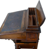 Victorian Walnut Davenport