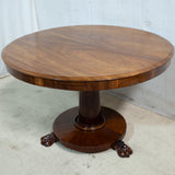 Round Victorian Mahogany Occasional Table