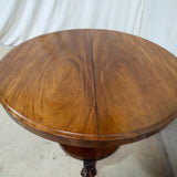 Round Victorian Mahogany Occasional Table