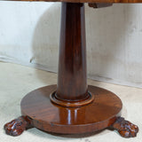 Round Victorian Mahogany Occasional Table