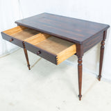 2 Drawer Solid Blackwood Server Table