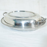 Vintage Silver Plated Oval Entree Dish