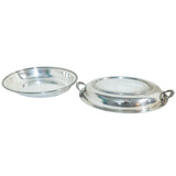 Vintage Silver Plated Oval Entree Dish