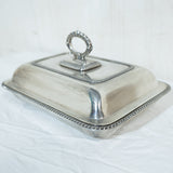 Vintage Silver Plated Rectangle Entree Dish
