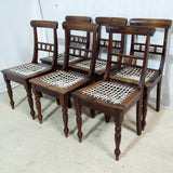 6x Blackwood & Riempie Bar-Back Chairs