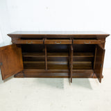 Large Mahogany 3 Door Sideboard