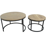 Manhattan Nested Oak Coffee Table