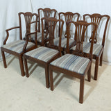 6x Mahogany Georgian Style Dining Chairs