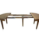 Oval Solid Oak 4-8 Seater Extension Dining Table