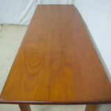 10-Seater Solid Burmese Teak Narrow Dining Table