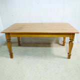 6-8 Seater Antique Baltic Pine & Basswood Dining Table