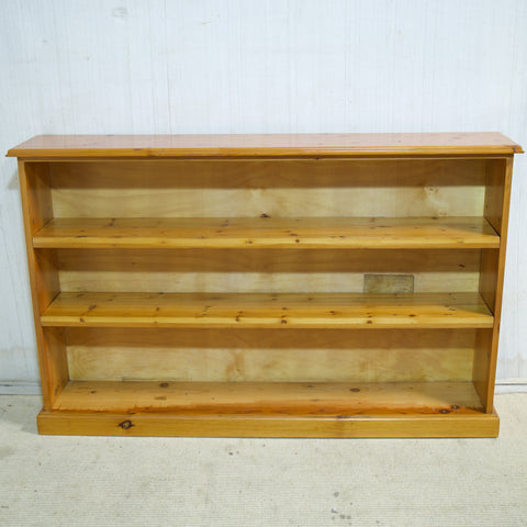 Long Solid Pine Bookcase