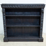 Jacobean Revival Victorian Ebonised Bookcase