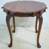 Antique Solid Walnut Occasional Table