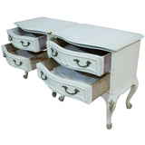 French Style Bedside Pedestals
