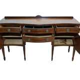 Regency Style Mahogany Serpentine Shaped Sideboard