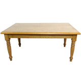 Solid Oak 8-Seater Dining Table & Chairs