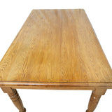 Solid Oak 8-Seater Dining Table & Chairs