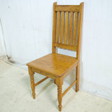 8x Oak Bar-Back Dining Chairs