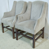 Pair of Beige Lounge Chairs