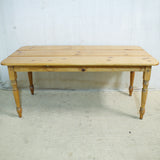 8-Seater Antique Baltic Pine Dining Table