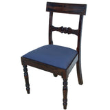 8x Regency Style Alder Bar-Back Chairs