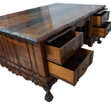 Large Solid Imbuia Partners Desk