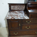 Georgian Mahogany & Marble Washstand