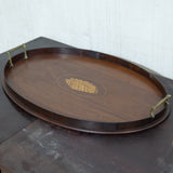 Edwardian Mahogany Inlaid Food Tray