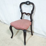 4x Victorian Rosewood Bustleback Chairs