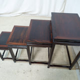Chinese Solid Rosewood Nest of Tables