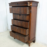 Victorian Mahogany 6 Drawer Chest of Drawers