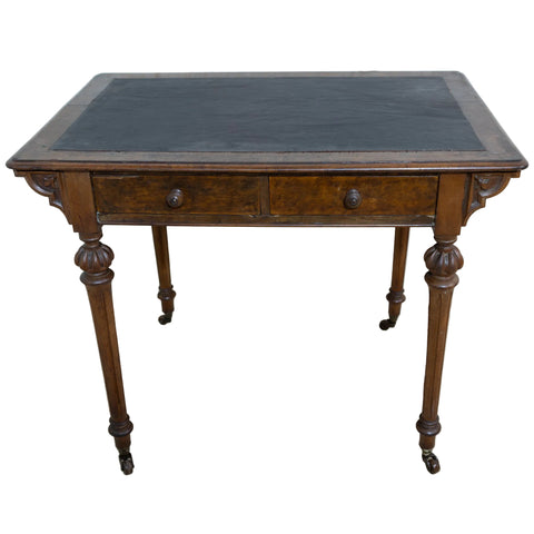 Small Victorian Walnut Desk