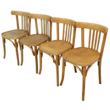 4x Beechwood Bar-Back Chairs
